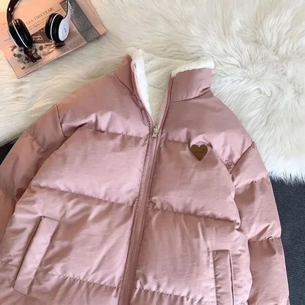 Chaqueta Acolchada Oso Kawaii Invierno Ajustable - Tienda Kawaii