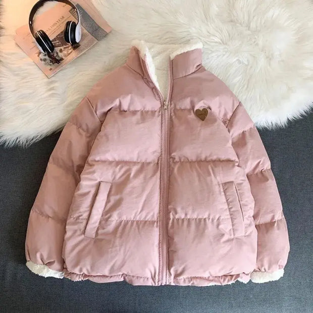 Chaqueta Acolchada Oso Kawaii Invierno Ajustable - Tienda Kawaii