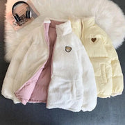 Chaqueta Acolchada Oso Kawaii Invierno Ajustable - Tienda Kawaii