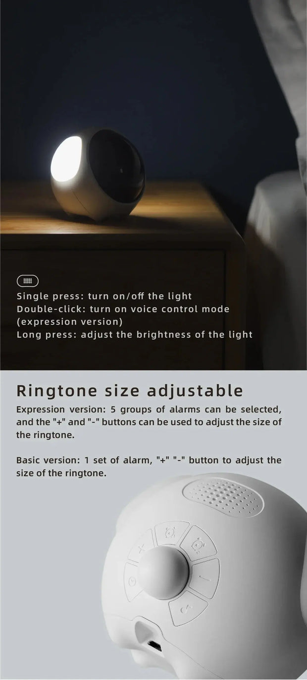 Reloj Despertador Kawaii Infantil con Pantalla LED y Luz Nocturna - Tienda Kawaii