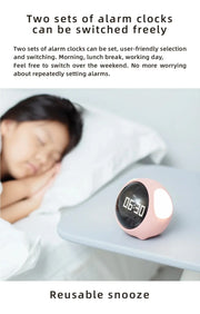 Reloj Despertador Kawaii Infantil con Pantalla LED y Luz Nocturna - Tienda Kawaii