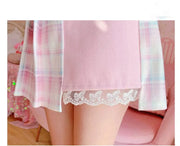 Falda Kawaii Con Estampado Sakura - Tienda Kawaii