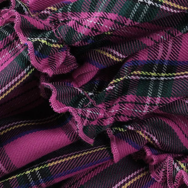 Falda Kawaii Estilo College Rosa Aesthetic - Tienda Kawaii