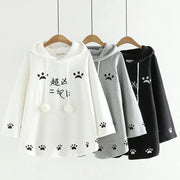 Poncho Con Capucha Orejas De Gato - Tienda Kawaii