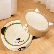Cama Redonda Para Gatos Trenzada Kitty Cute - Tienda Kawaii