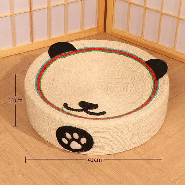 Cama Redonda Para Gatos Trenzada Kitty Cute - Tienda Kawaii
