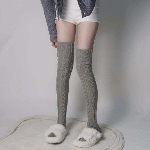 Calentadores De Pierna De Lana Invierno Cálidos Y Acogedores - Tienda Kawaii
