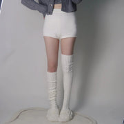 Calentadores De Pierna De Lana Invierno Cálidos Y Acogedores - Tienda Kawaii