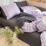 Juego De Ropa De Cama Coreana Estilo Pastel Suave - Tienda Kawaii