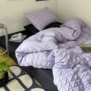 Juego De Ropa De Cama Coreana Estilo Pastel Suave - Tienda Kawaii