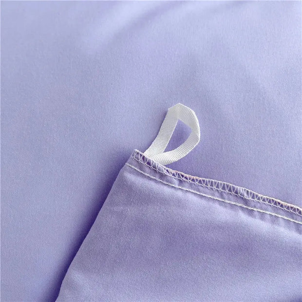 Juego De Funda Nórdica Coreana Algodón Lavado Pastel - Tienda Kawaii