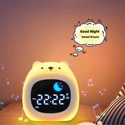 Reloj Despertador para Niños con Luz Nocturna en Forma de Perrito - Tienda Kawaii