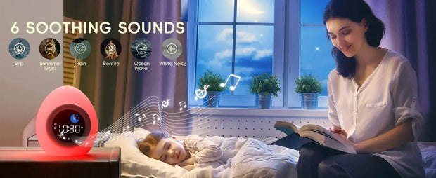 Reloj Despertador para Niños con Luz Nocturna en Forma de Perrito - Tienda Kawaii