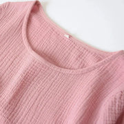 Camisa De Noche Japonesa De Algodón Para Verano - Tienda Kawaii