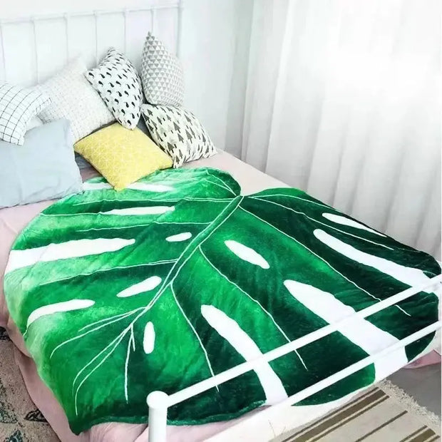 Manta Gigante De Hoja Suave Para Cama O Sofá - Tienda Kawaii
