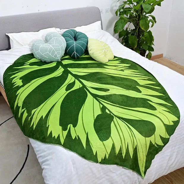 Manta Gigante De Hoja Suave Para Cama O Sofá - Tienda Kawaii