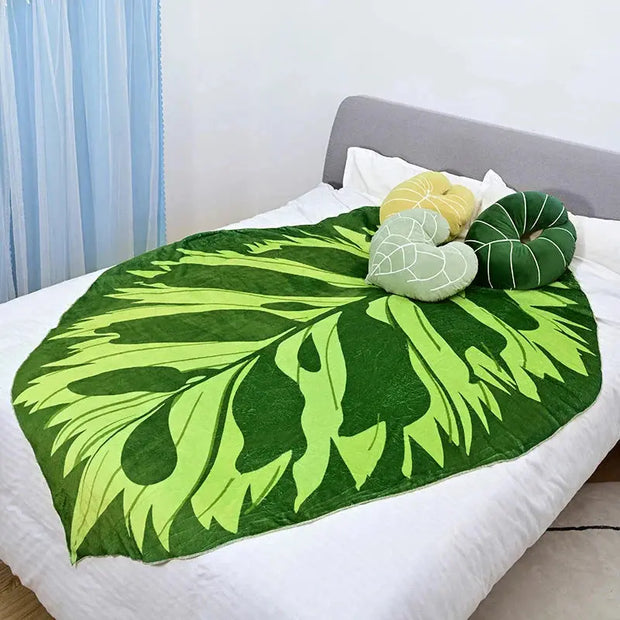 Manta Gigante De Hoja Suave Para Cama O Sofá - Tienda Kawaii