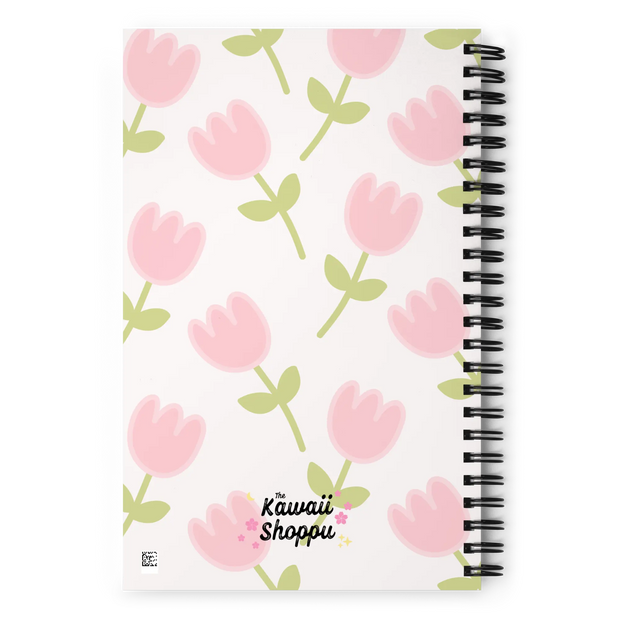 Cuaderno De Espiral 140 Hojas Con Pauta De Puntos - Tienda Kawaii