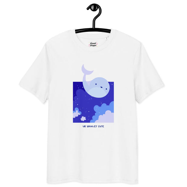 Camiseta Kawaii De Algodón Orgánico Ur Whaley Cute - Tienda Kawaii